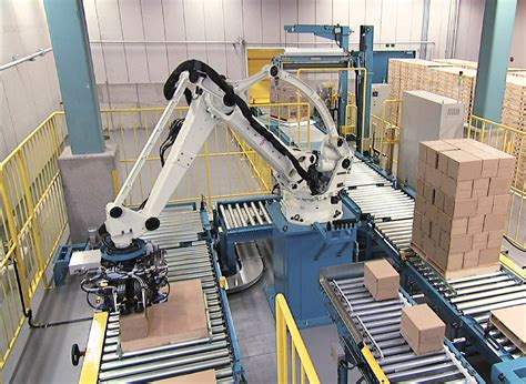 robotic palletising machine.